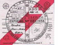Perforated Tax Disc
